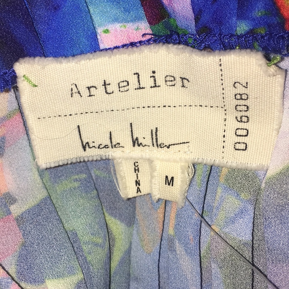 Nicole Miller “Artelier” Pleated Tube Top - Picture 6 of 10